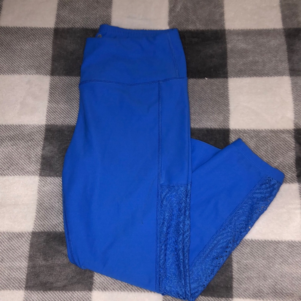 Royal Blue Capri Leggings